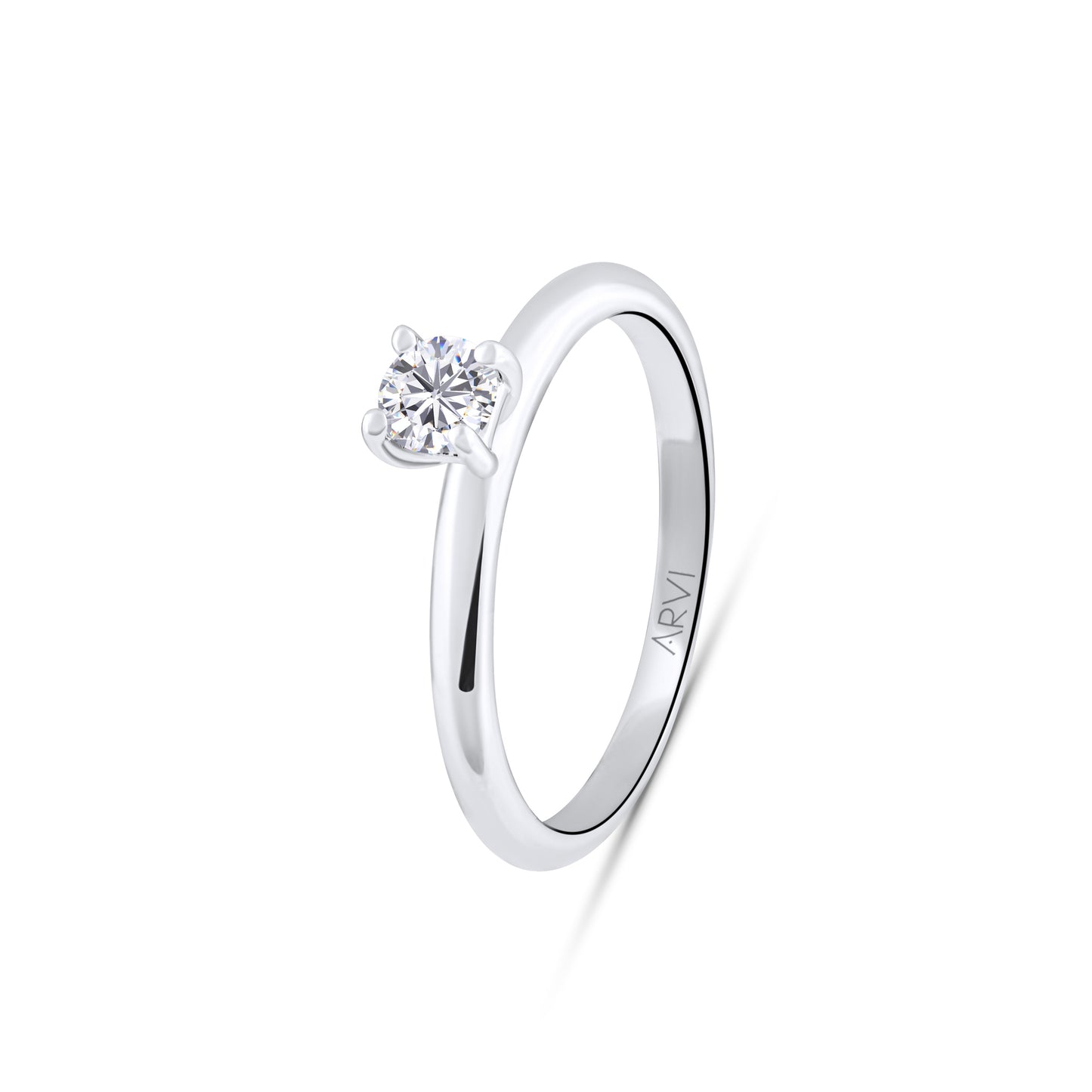 0,15 Karat Tektaş Pırlanta Yüzük - Arvi Jewellery