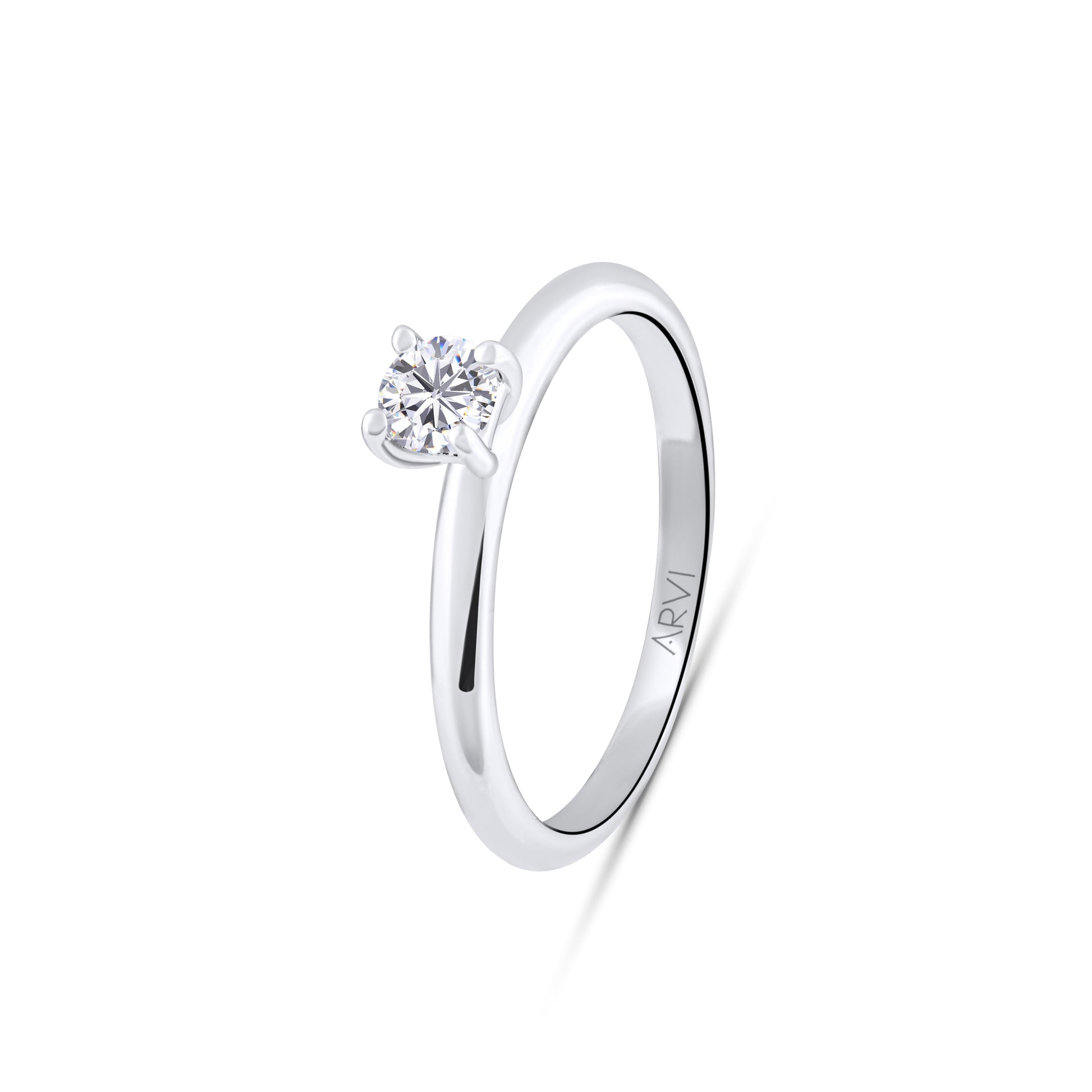 0,15 Karat Tektaş Pırlanta Yüzük - Arvi Jewellery