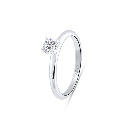 0,15 Karat Tektaş Pırlanta Yüzük - Arvi Jewellery
