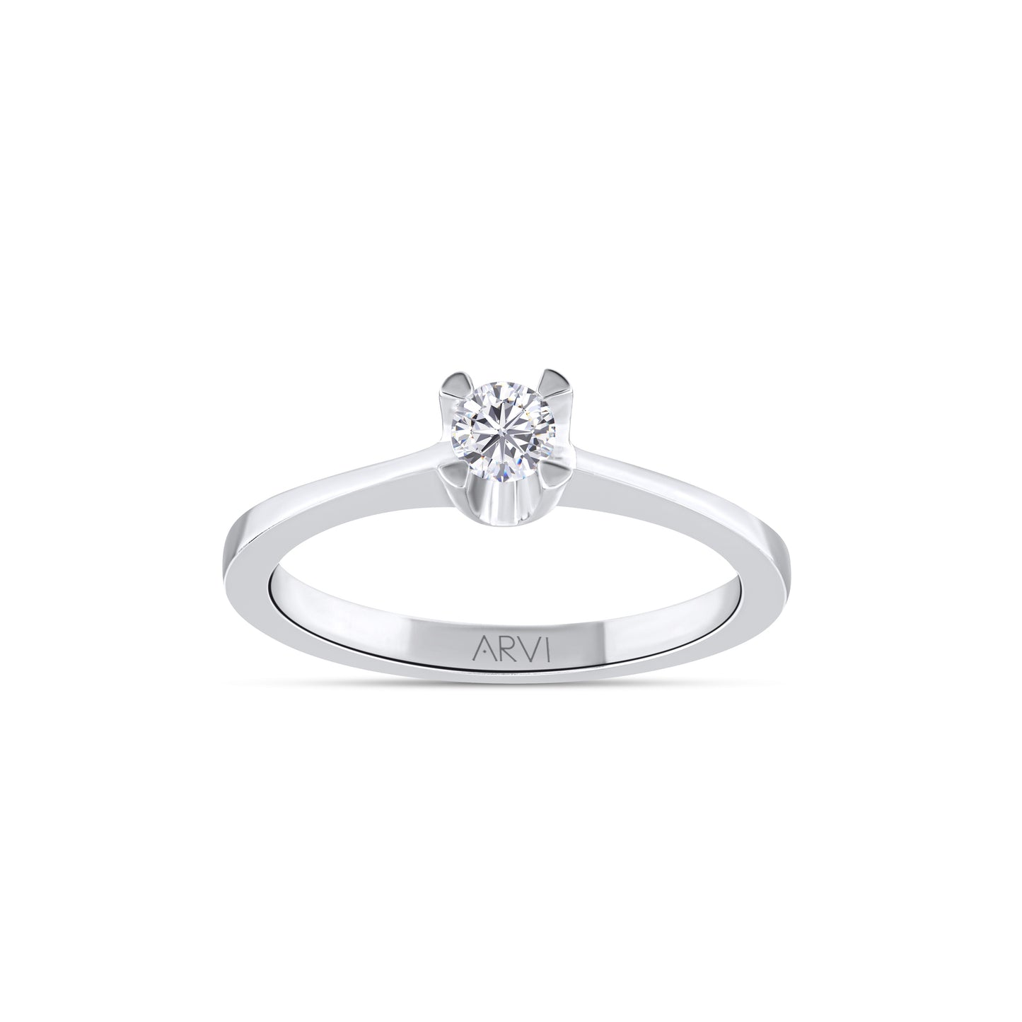 0,20 Karat Tektaş Pırlanta Yüzük - Arvi Jewellery