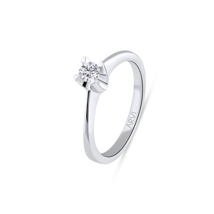 0,20 Karat Tektaş Pırlanta Yüzük - Arvi Jewellery