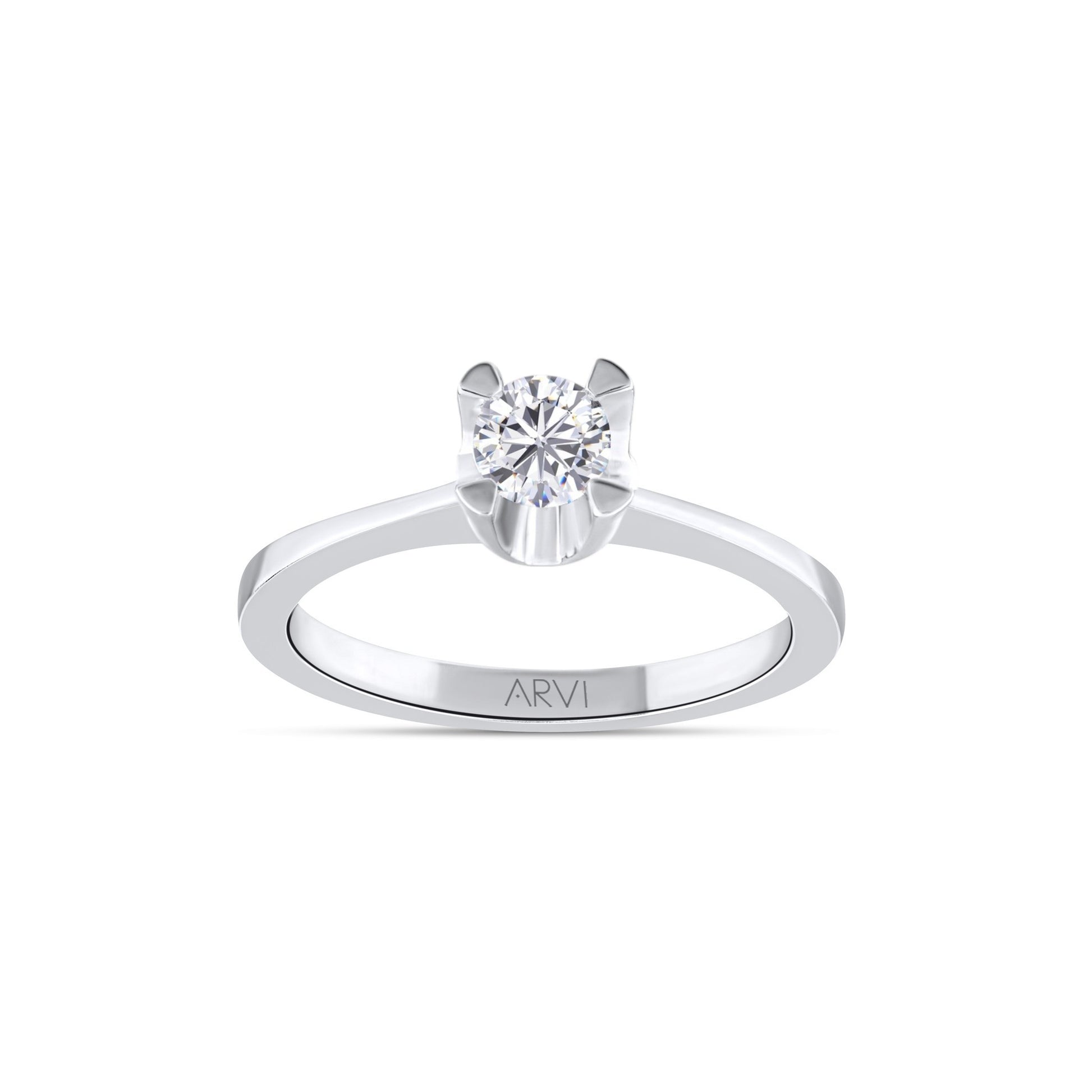 0,25 Karat Tektaş Pırlanta Yüzük - Arvi Jewellery