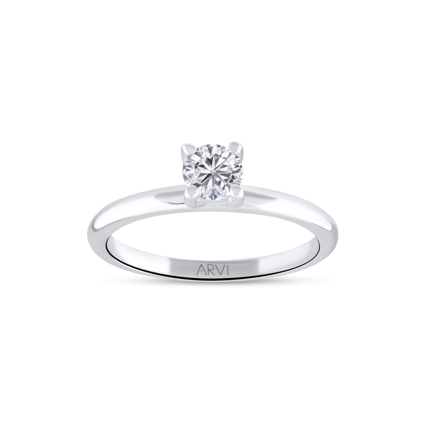 0,25 Karat Tektaş Pırlanta Yüzük - Arvi Jewellery