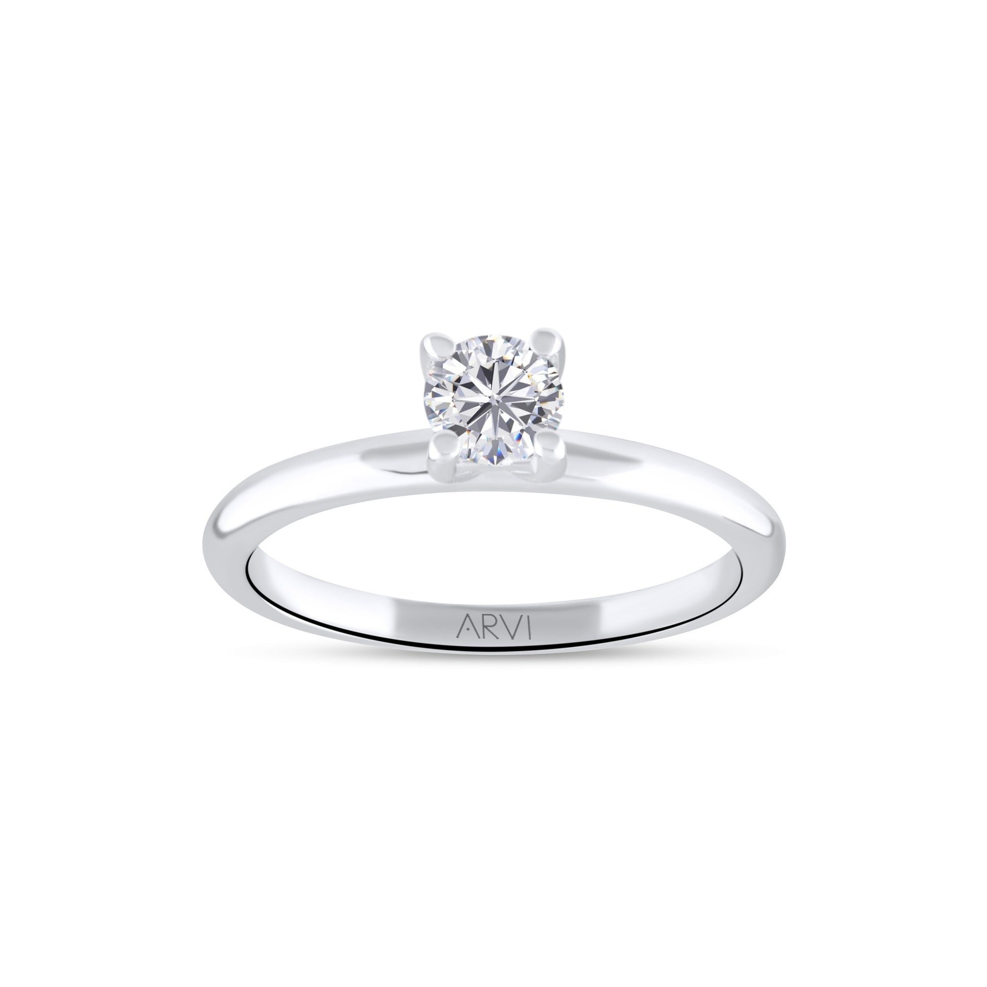 0,25 Karat Tektaş Pırlanta Yüzük - Arvi Jewellery