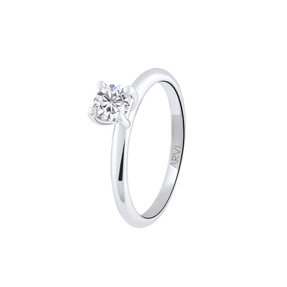 0,25 Karat Tektaş Pırlanta Yüzük - Arvi Jewellery