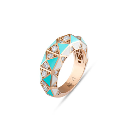 0,82 Karat Piramit Pırlanta Yüzük - Arvi Jewellery