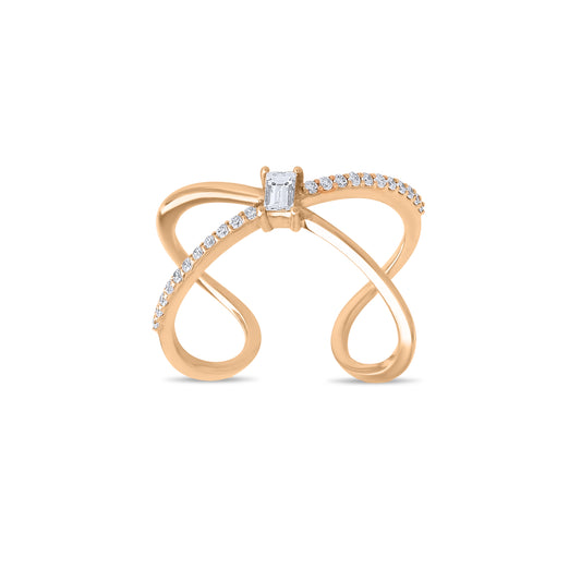 0,29 Karat Baget Pırlanta Yüzük - Arvi Jewellery