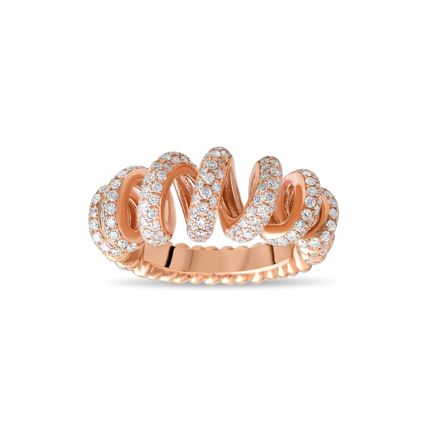 1,40 Karat Sarmal Pırlanta Yüzük - Arvi Jewellery