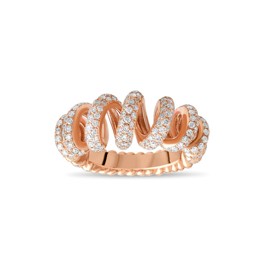 1,40 Karat Sarmal Pırlanta Yüzük - Arvi Jewellery