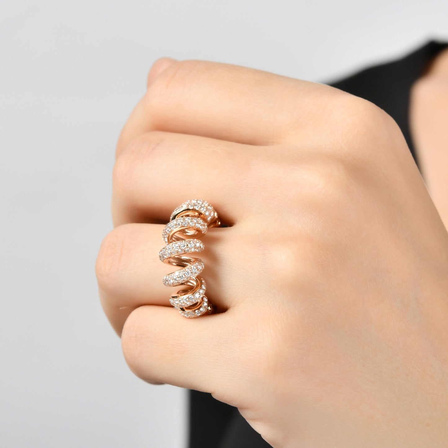 1,40 Karat Sarmal Pırlanta Yüzük - Arvi Jewellery