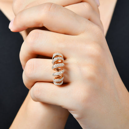 1,40 Karat Sarmal Pırlanta Yüzük - Arvi Jewellery