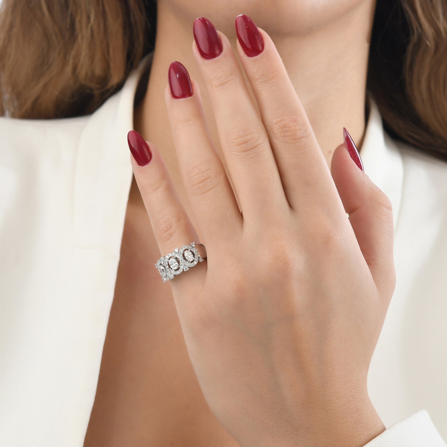 1,20 Karat Oval Pırlanta Yüzük - Arvi Jewellery