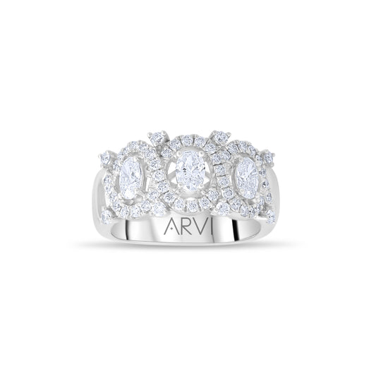 1,20 Karat Oval Pırlanta Yüzük - Arvi Jewellery