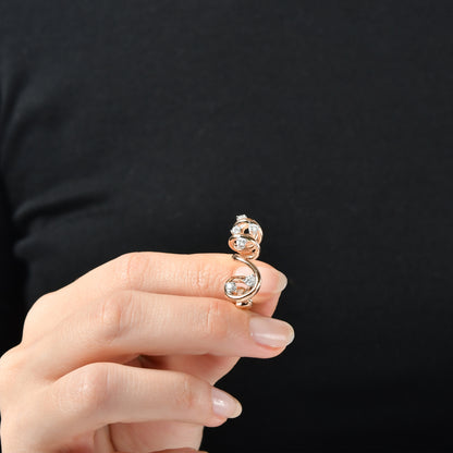 0,43 Karat Sarmal Pırlanta Yüzük 2 - Arvi Jewellery