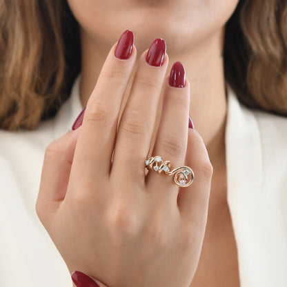 0,43 Karat Sarmal Pırlanta Yüzük 2 - Arvi Jewellery