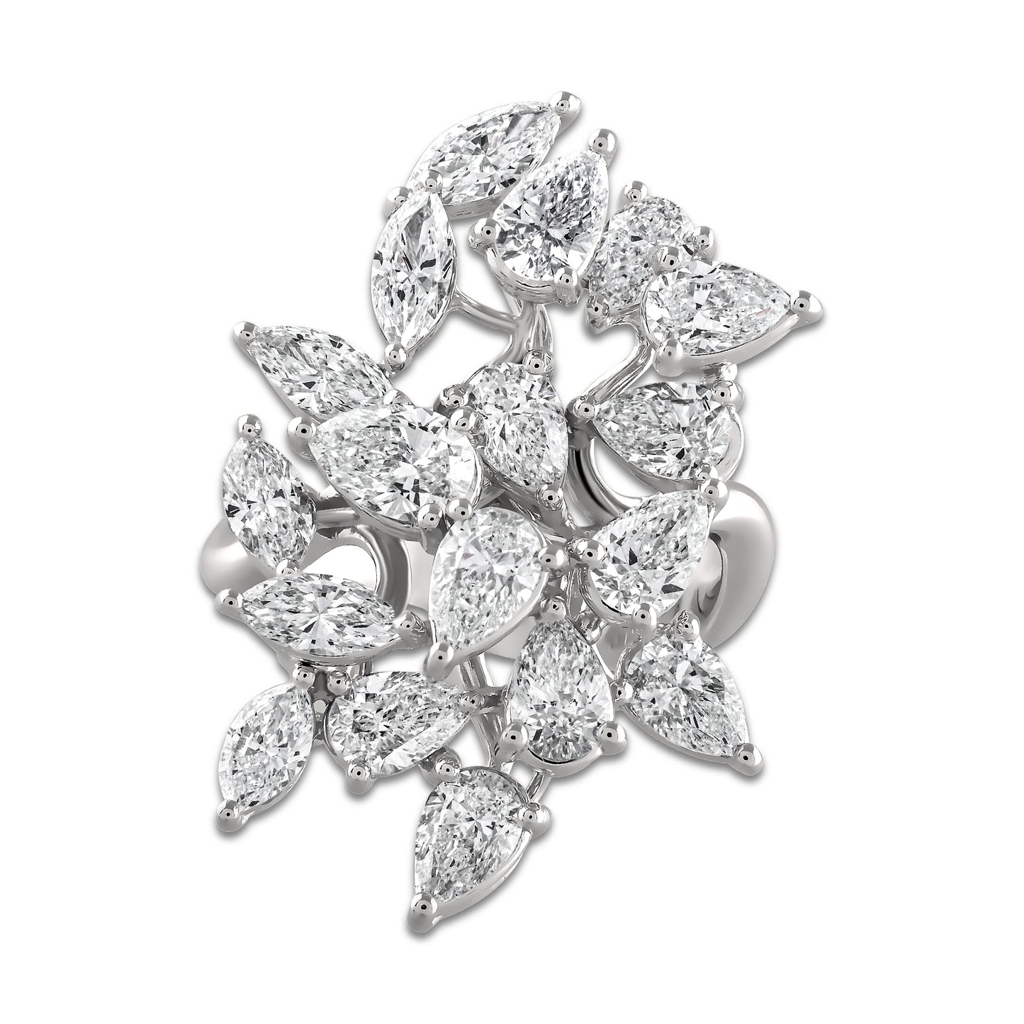 3,91 Karat Damla Markiz Pırlanta Rüya Yüzük 1 - Arvi Jewellery