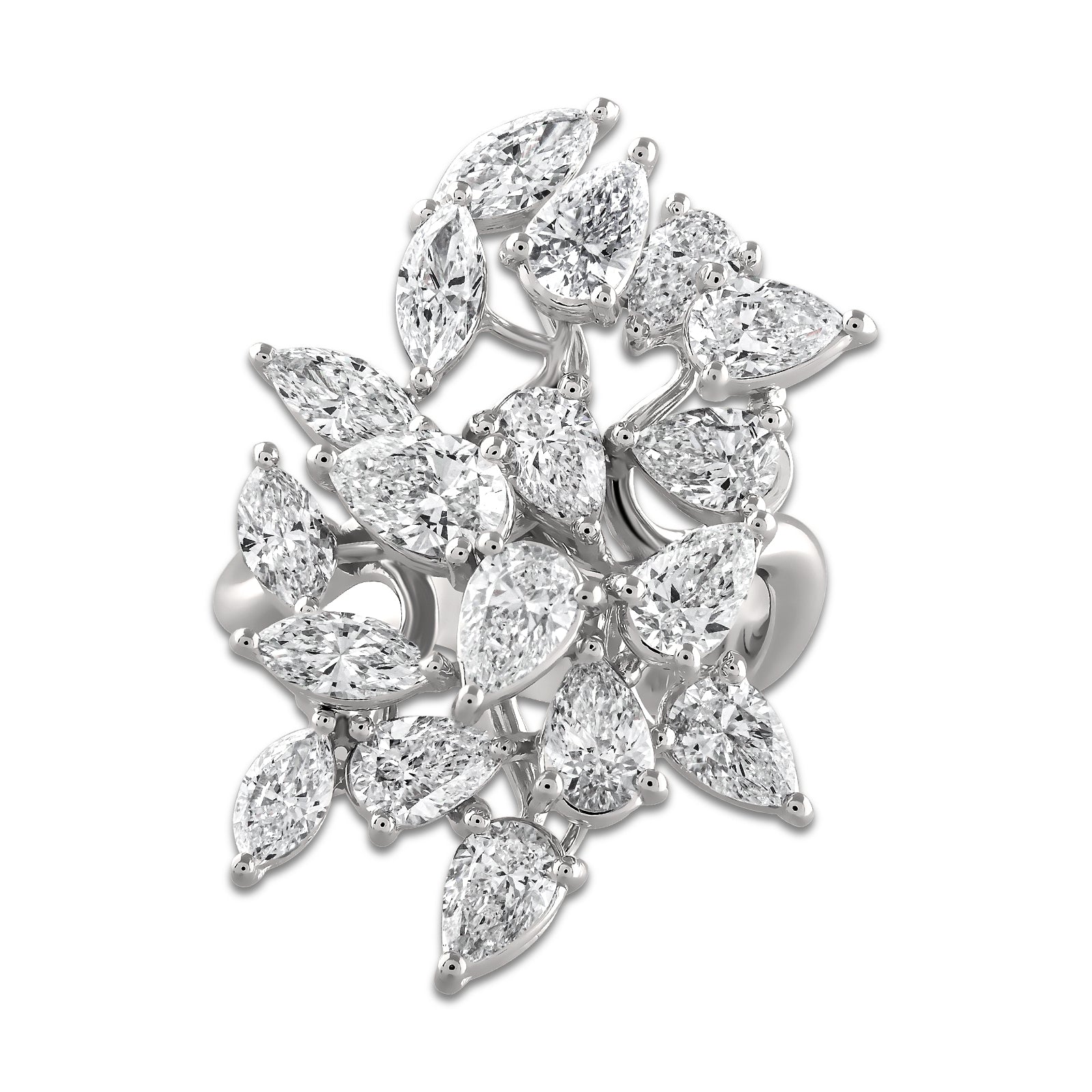 3,91 Karat Damla Markiz Pırlanta Rüya Yüzük 1 - Arvi Jewellery