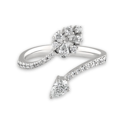 0,79 Karat Damla Pırlanta Kapri Yüzük 1 - Arvi Jewellery