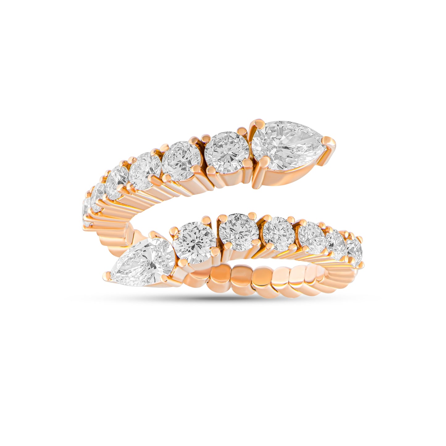 2,26 Karat Damla Pırlanta Kapri Yüzük 3 - Arvi Jewellery