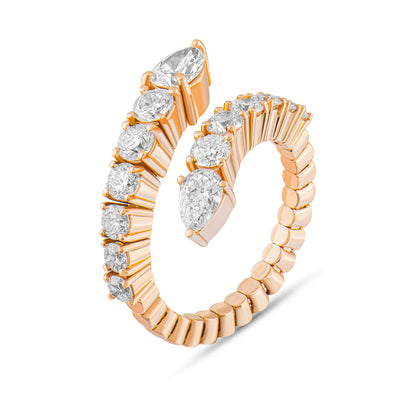 2,26 Karat Damla Pırlanta Kapri Yüzük 3 - Arvi Jewellery