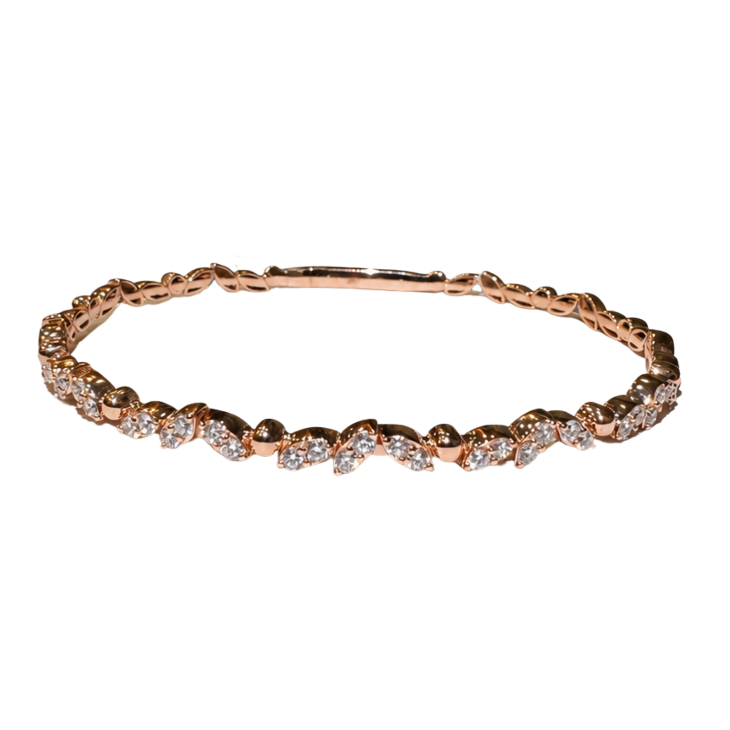0,72 Karat Pırlanta Bangle Bilezik
