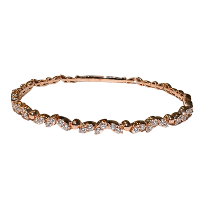 0,72 Karat Pırlanta Bangle Bilezik