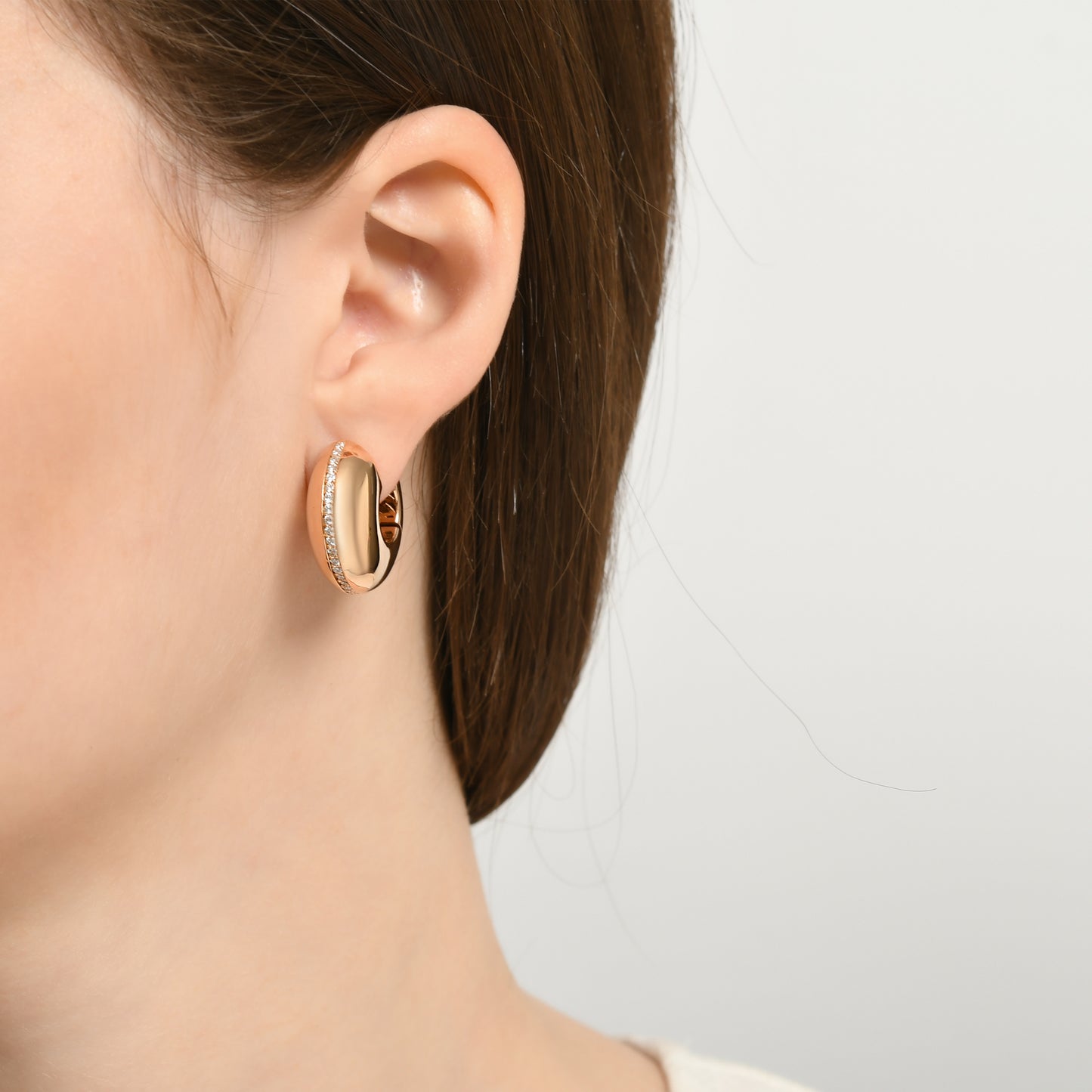 0,50 Karat Pırlanta Tasarım Küpe - Arvi Jewellery