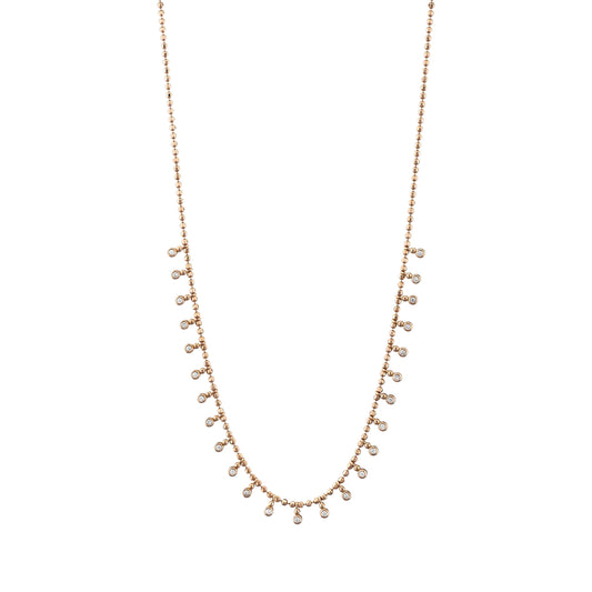 0,17 Karat Pırlanta Sarmaşık Kolye - Arvi Jewellery