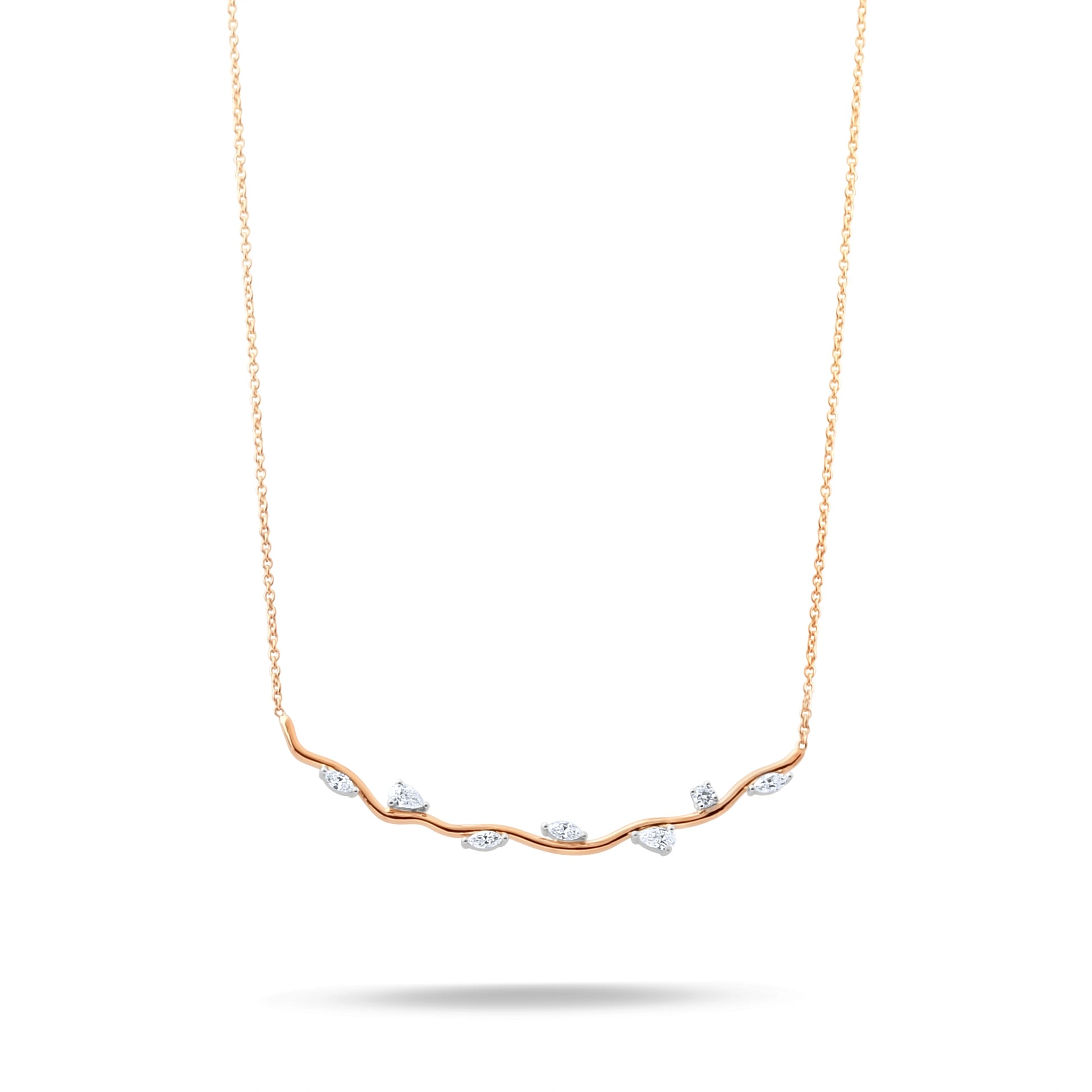 0,31 Karat Pırlanta Dal Kolye - Arvi Jewellery