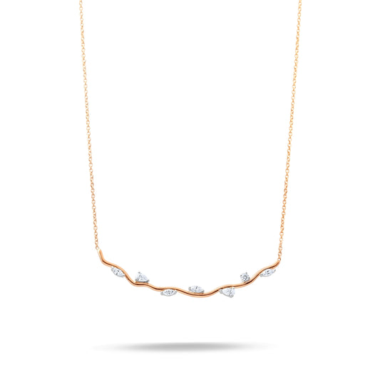 0,31 Karat Pırlanta Dal Kolye - Arvi Jewellery