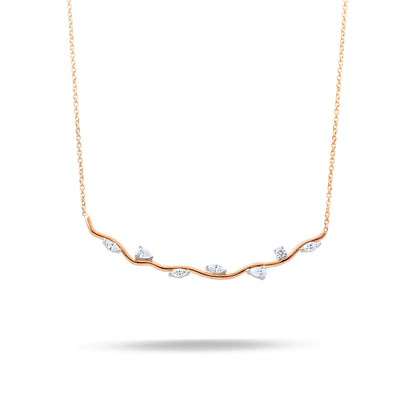 0,31 Karat Pırlanta Dal Kolye - Arvi Jewellery