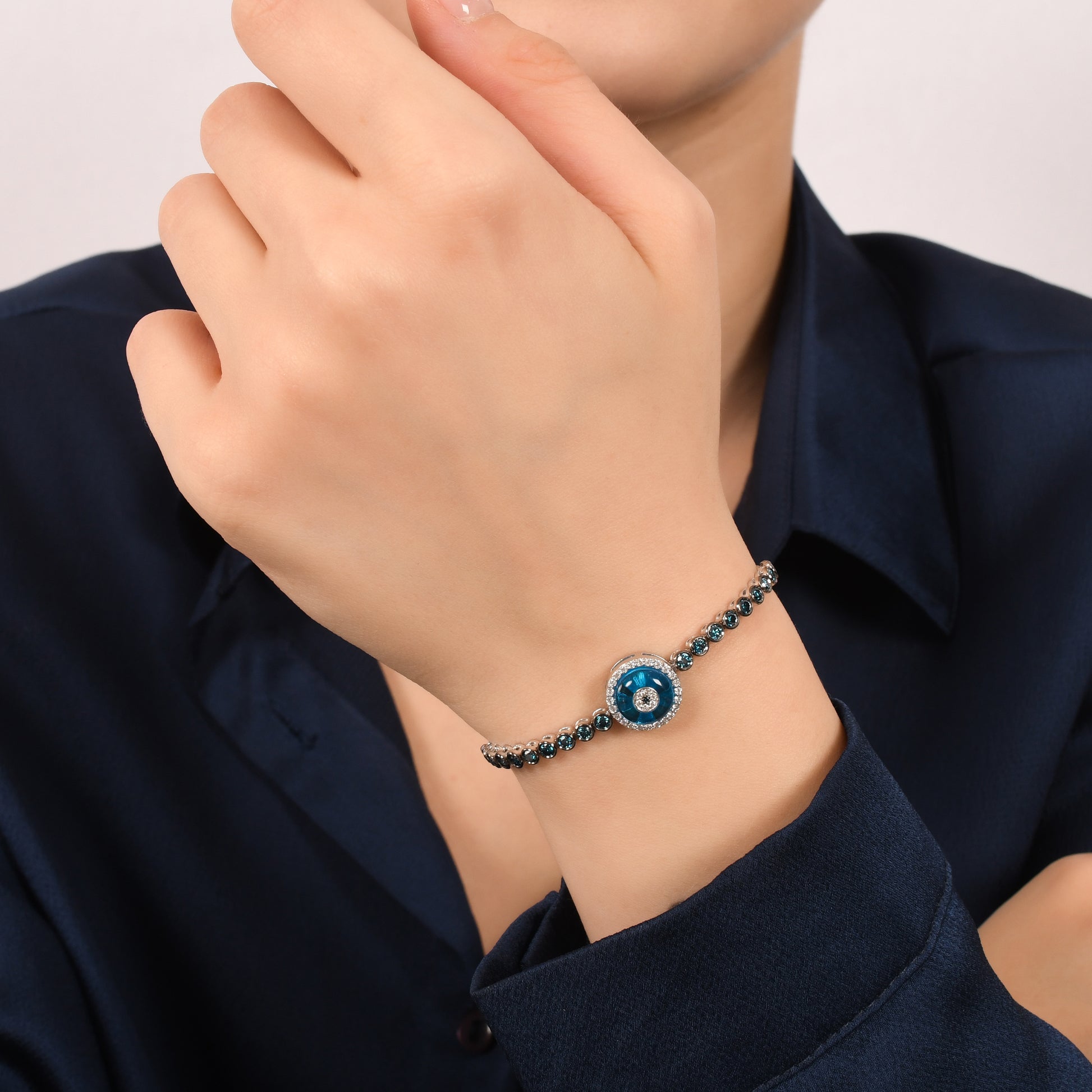 Yuvarlak Göz Bilezik - Arvi Jewellery