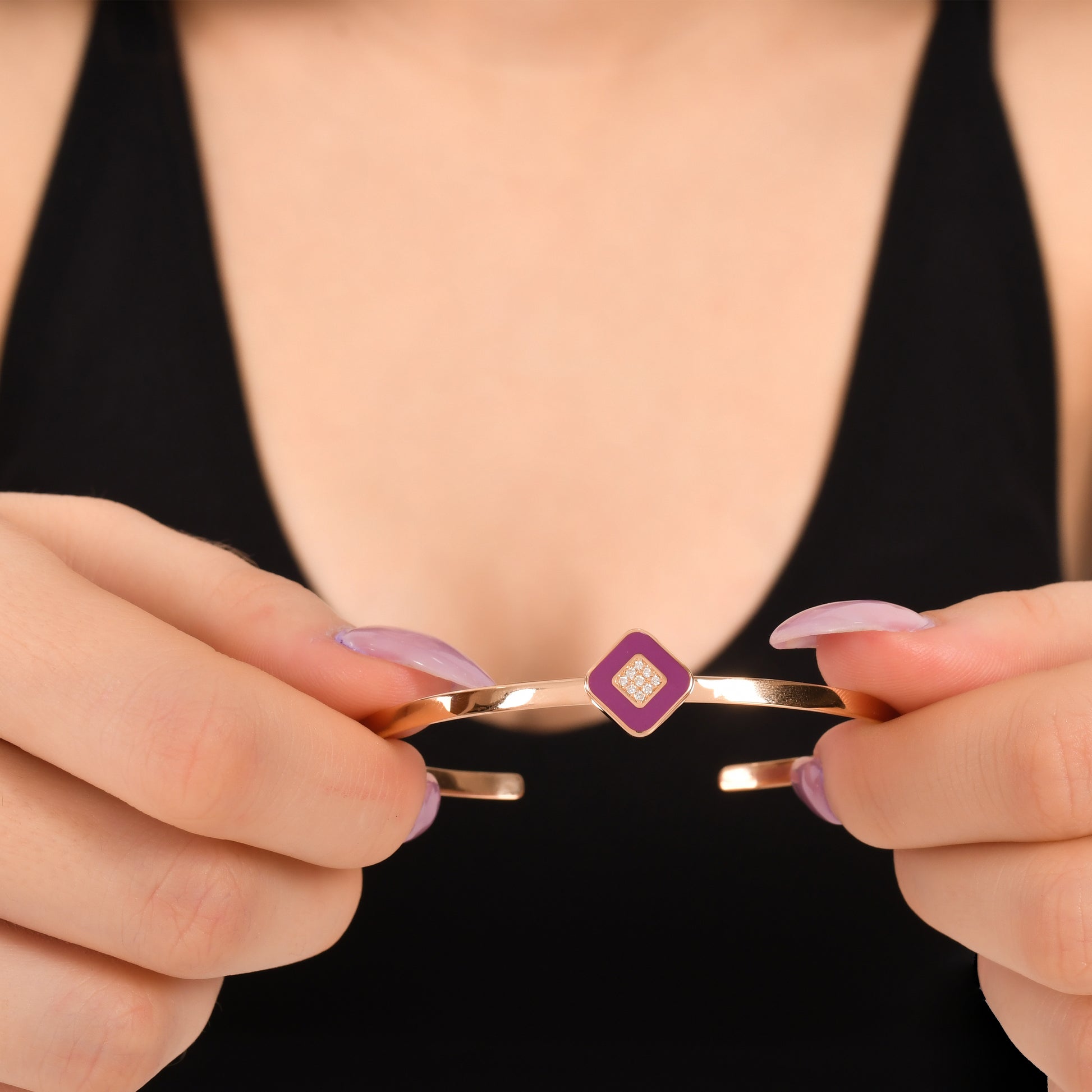 0,06 Karat Doretta Pırlanta Bilezik - Arvi Jewellery