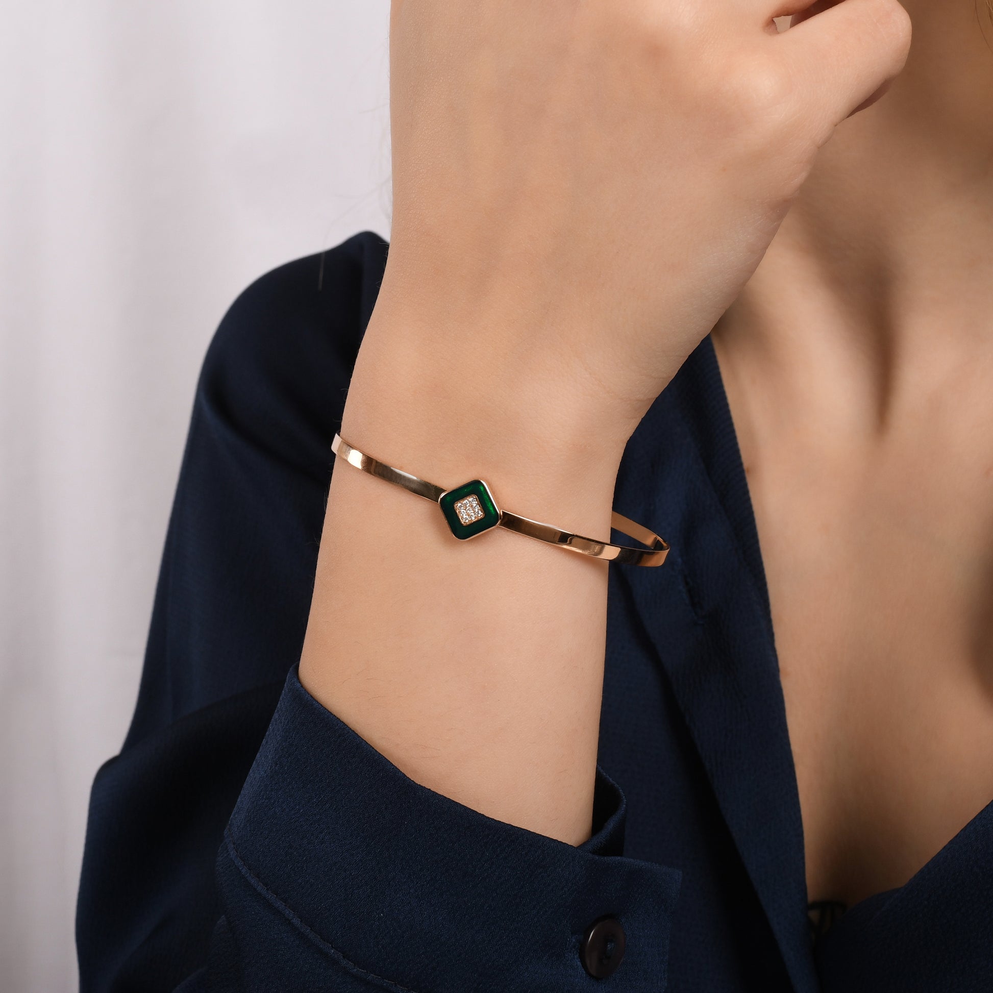 0,06 Karat Doretta Pırlanta Bilezik - Arvi Jewellery