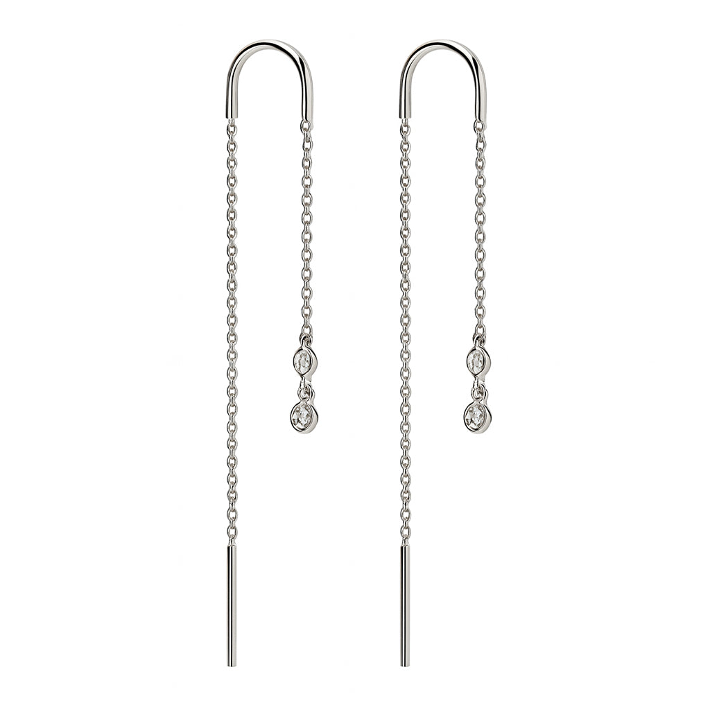 Çift Tohum Pırlanta Küpe - Arvi Jewellery