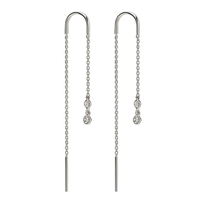 Çift Tohum Pırlanta Küpe - Arvi Jewellery