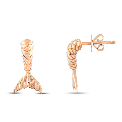 Altın Balık Küpe - Arvi Jewellery