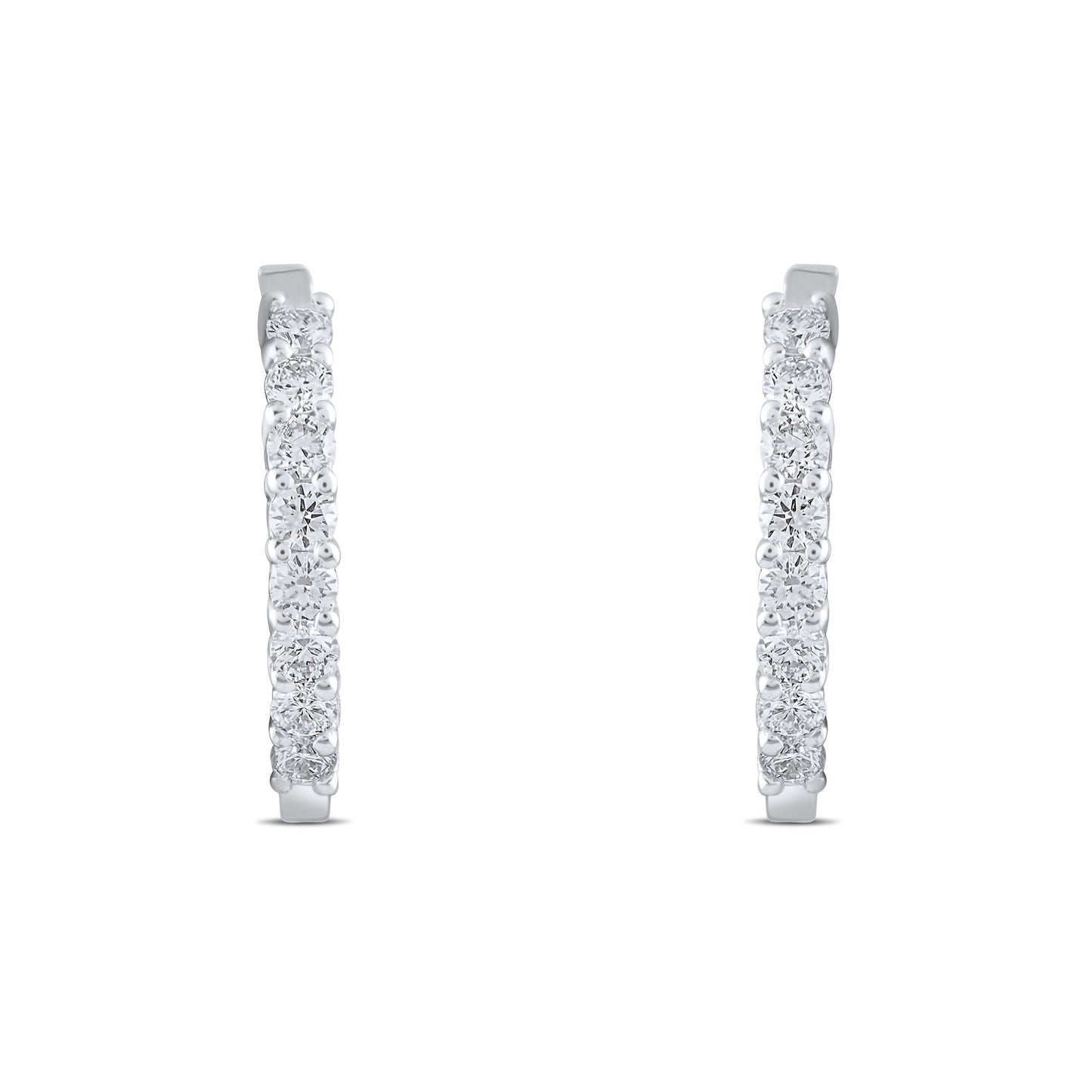 Küçük Halka Pırlanta Küpe - Arvi Jewellery