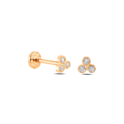 Üç Tohum Pırlanta Piercing - Arvi Jewellery