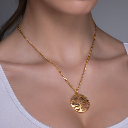 Hayat Ağacı Altın Kolye - Arvi Jewellery