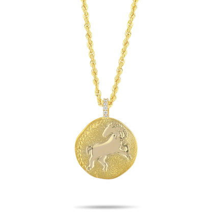 Koç Burcu Pırlanta Kolye - Arvi Jewellery