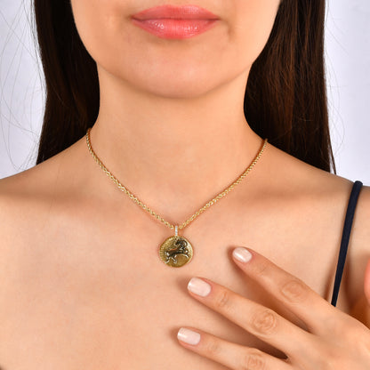 Koç Burcu Pırlanta Kolye - Arvi Jewellery