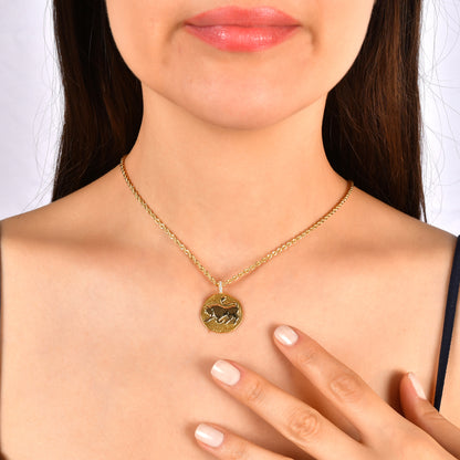 Boğa Burcu Pırlanta Kolye - Arvi Jewellery