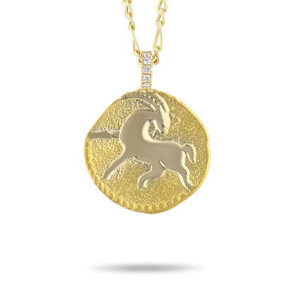 Oğlak Burcu Pırlanta Kolye - Arvi Jewellery