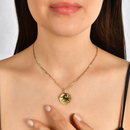 Oğlak Burcu Pırlanta Kolye - Arvi Jewellery