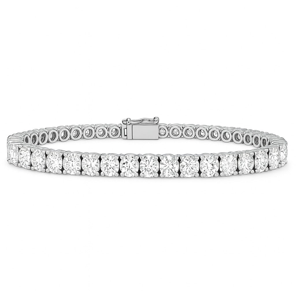 7,00 Karat Su Yolu Pırlanta Bilezik - Arvi Jewellery