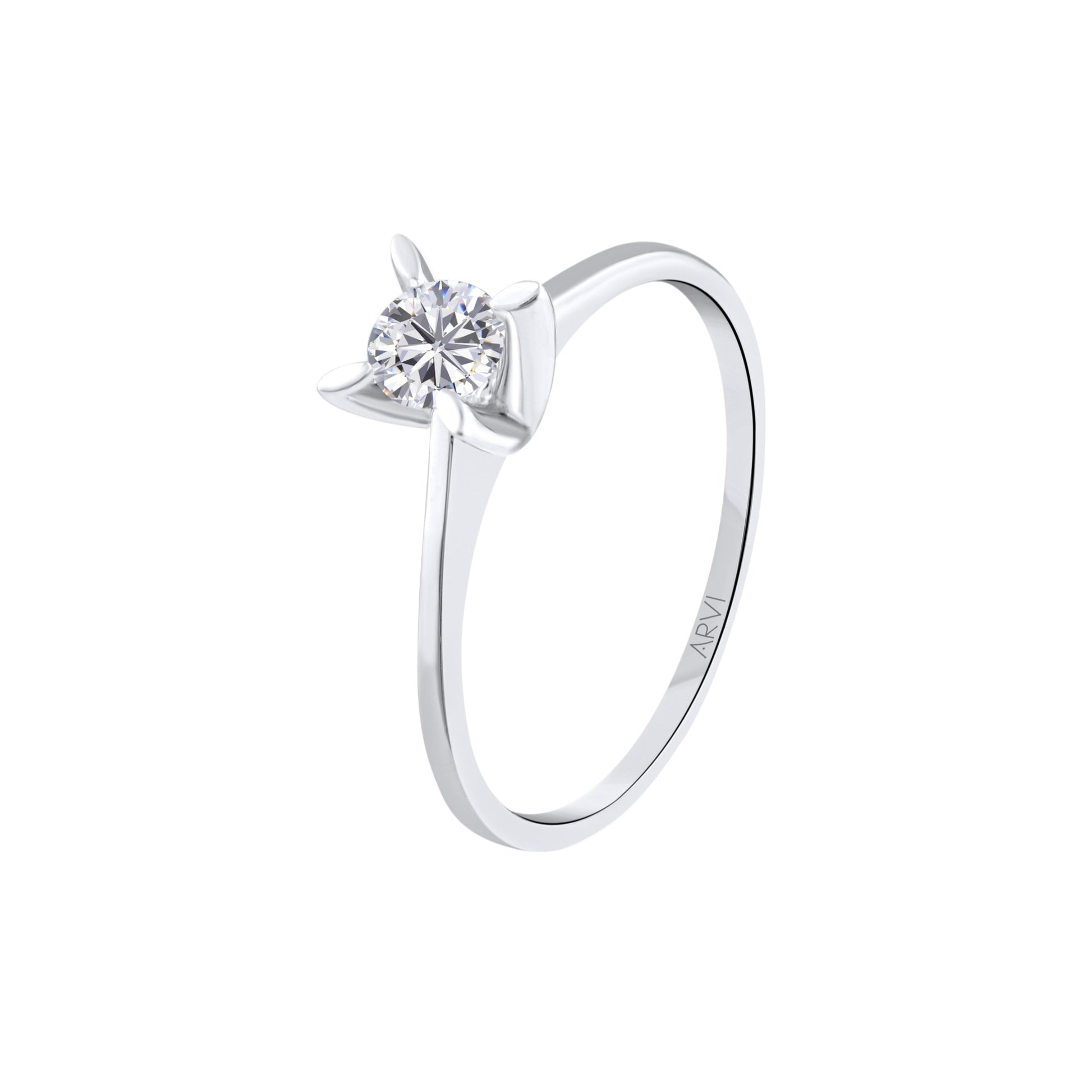 0,25 Karat Tektaş Pırlanta Yüzük - Arvi Jewellery