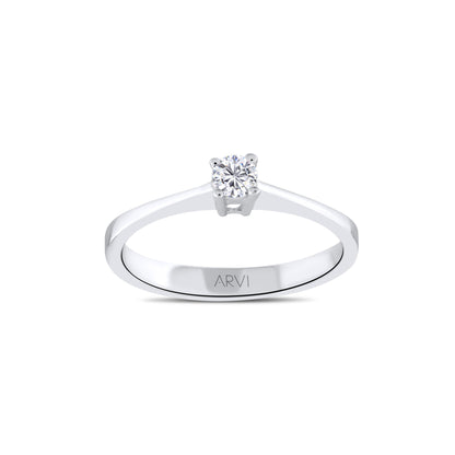 0,15 Karat Tektaş Pırlanta Yüzük - Arvi Jewellery