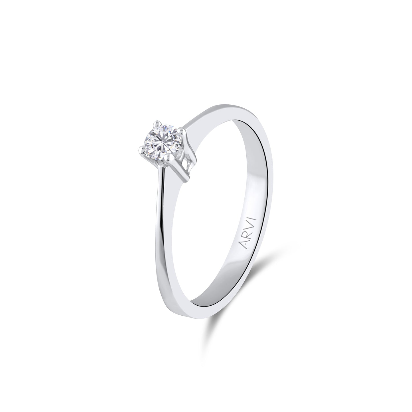 0,15 Karat Tektaş Pırlanta Yüzük - Arvi Jewellery