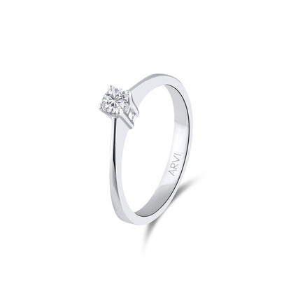 0,15 Karat Tektaş Pırlanta Yüzük - Arvi Jewellery